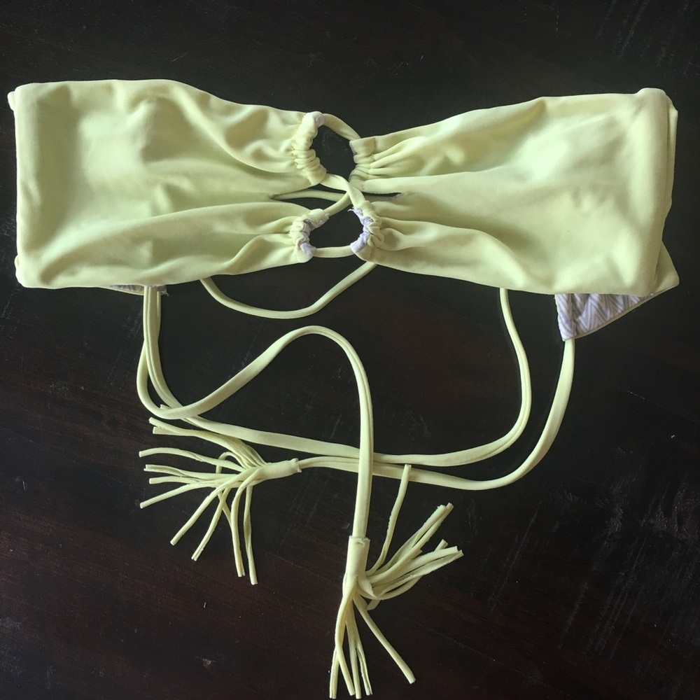ACACIA lumahai top lemonade, size S